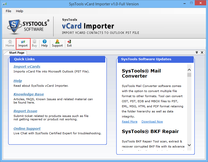how to import contacts into outlook from pst
