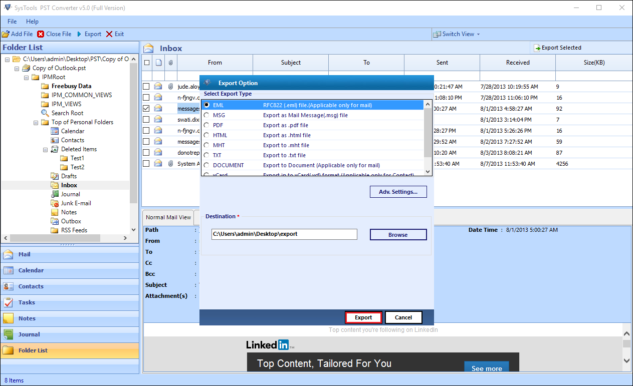 File close c. Sys Tools программа оценки качества EML, США. PST Outlook ограничить доступ.