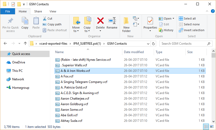 how to export contacts from outlook 2010 to vcard